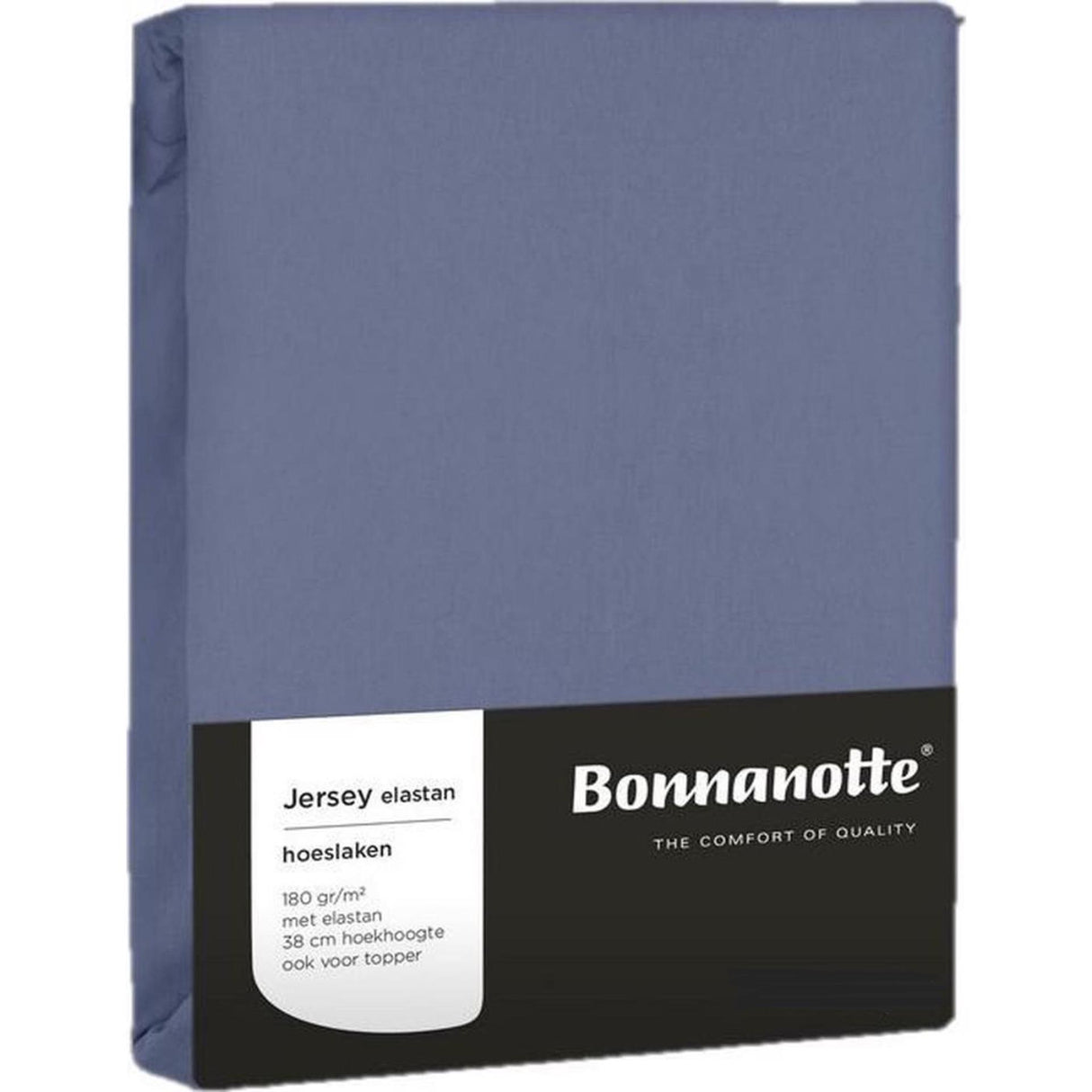 Bonnanotte Spannbettlaken Jersey Denim 90x200cm