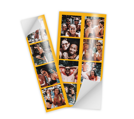 Dnp sticker papier 2 rol à 200 st. 15x20 voor ds620 geperforeerd 3 strips