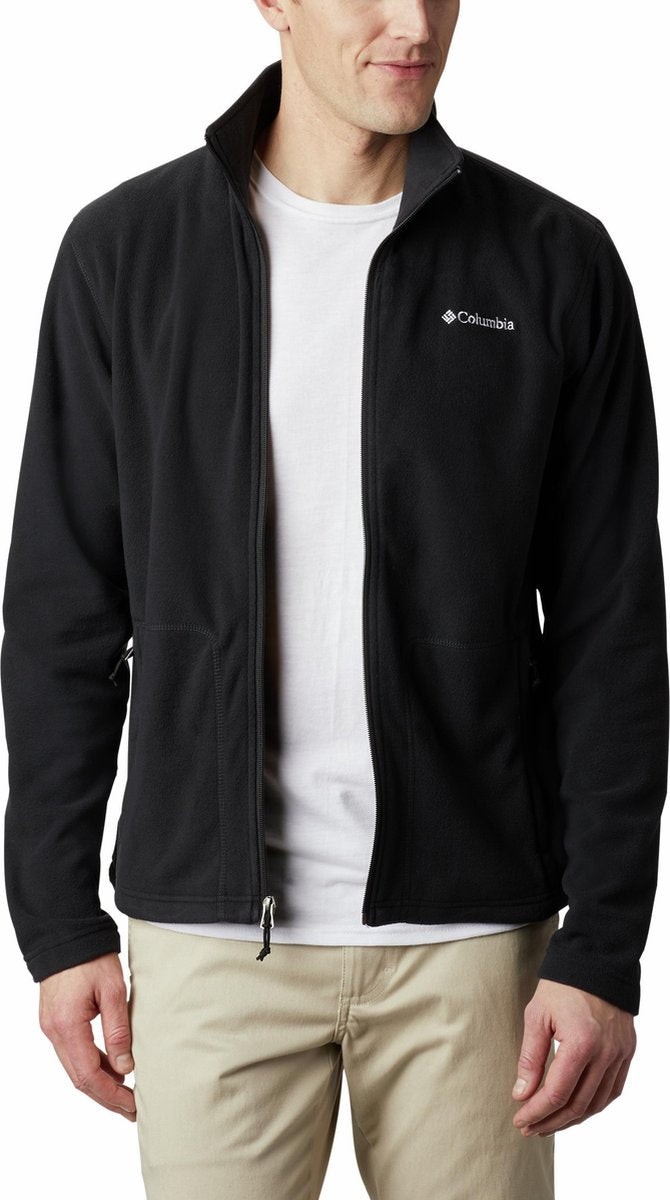 Columbia Fast Trek™ Light Full Zip Fleece Fleecejacke Herren – Fleecejacke mit durchgehendem Reißverschluss – Fleeceweste – Schwarz – Größe L