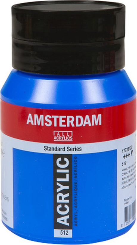 Acrylfarbentopf der Amsterdam Standard-Serie 500 ml Kobaltblau (Ultramarin) 512