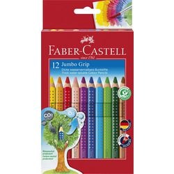 Faber-Castell Buntstifte Jumbo Grip Farbsortiment 12 Stück