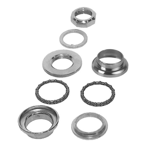 Messinglager Tange Seiki Ahead Set 1,1 8 Aluminium schwarz