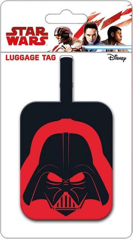 Star Wars Darth Vader Helm-Gepäcketikett – Gummi – 10 x 18 cm