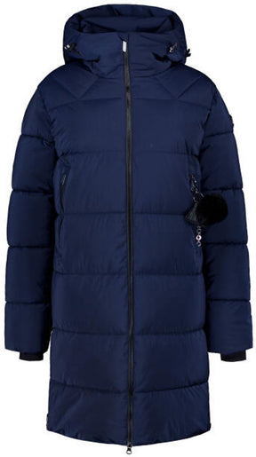 Luhta eisele vrouwen winterjas donkerblauw 46