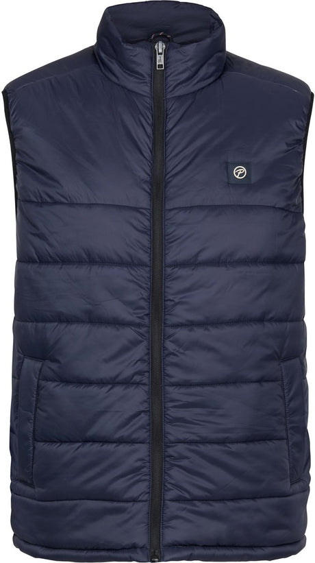 Petrol industries - heren gewatteerde bodywarmer dawson - blauw - maat xxl