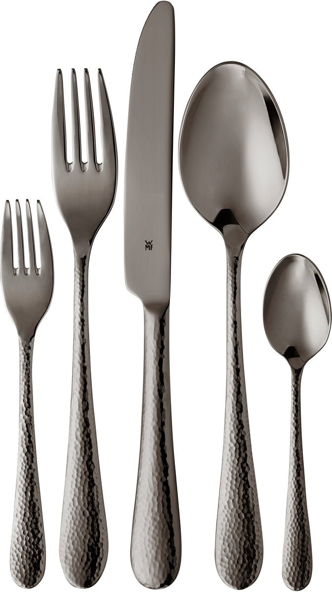 Wmf sitello bestekset - 30-delig - midnight zwart - voor 6 personen - luxe design