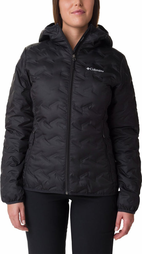 Columbia Delta Ridge™ II Down Hooded Jacket Damen Outdoorjacke – Schwarz – Größe M