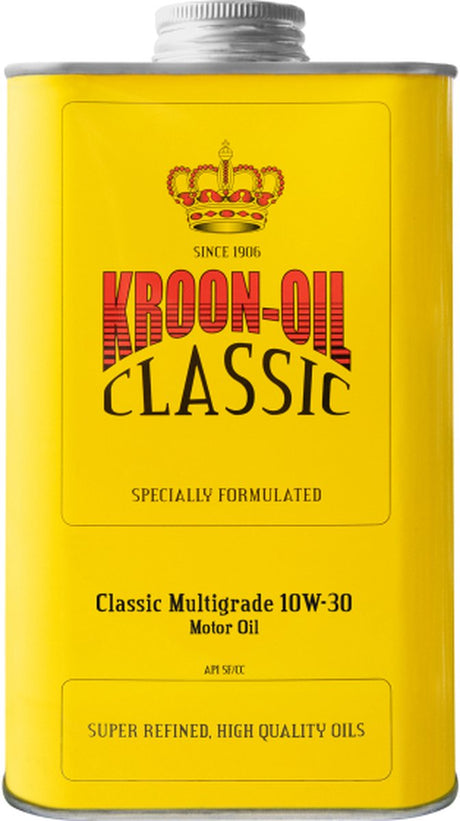 Kroon-Oil Motoröl Classic Mehrbereichsöl – SAE 10W-30 – 1 Liter – Mineralöl