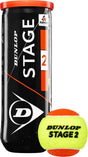 Dunlop Stage 2 Tennisbälle – Gelborange – 3 Stück