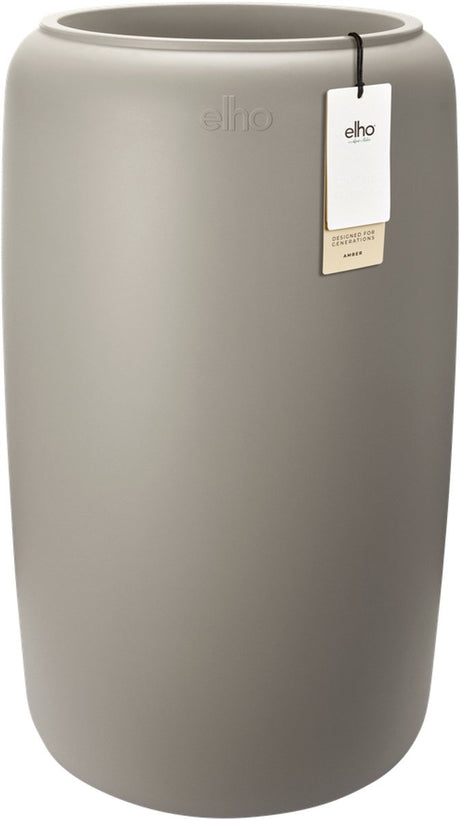 Elho amber beads large 40 - bloempot voor binnen buiten - 100% gerecycled plastic - ø 39.2 x h 65.7 cm - balanced beige