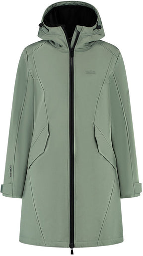 Kjelvik sibelle dames outdoorjas - licht groen