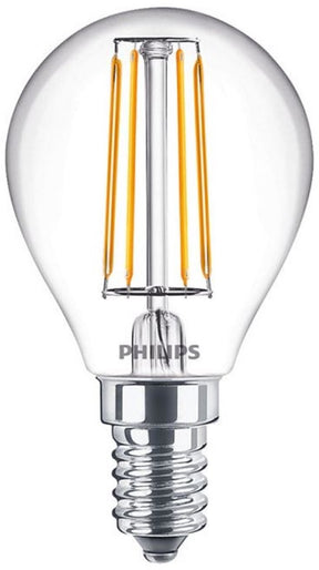Philips led philips - master value ledluster e14 kogel filament helder 3.4w 470lm - 927 zeer warm wit | beste kleurweergave - dimbaar - vervangt 40w