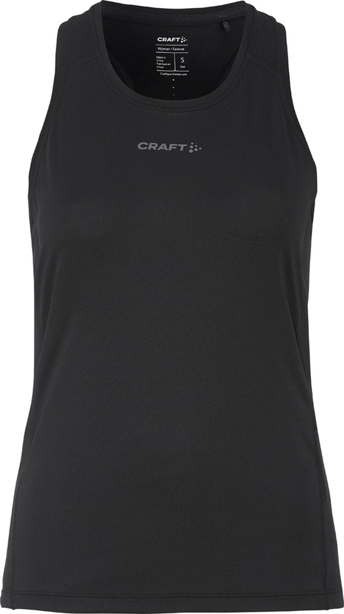 Craft adv essence singlet 2 w dames sportshirt - zwart m