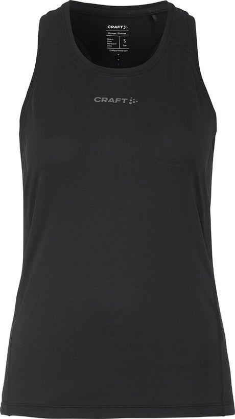 Craft adv essence singlet 2 w dames sportshirt - zwart m