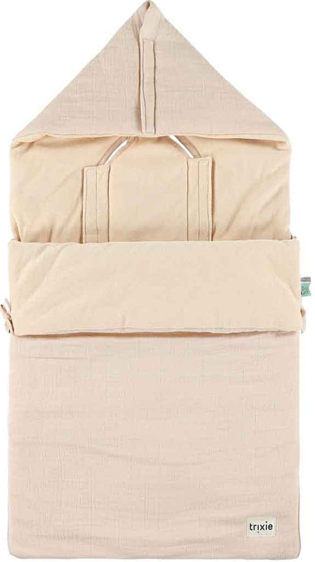 Trixie voetenzak baby - bliss blossom roze autostoel kinderwagen.