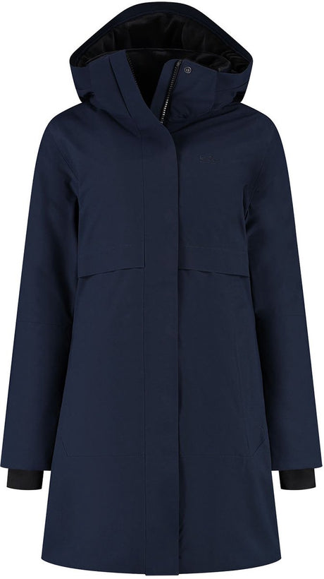 Kjelvik swaan dames outdoorjas - donker blauw 42