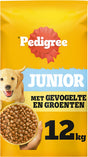 Pedigree Hundefutter – Junior – Geflügel und Gemüse – 12 kg