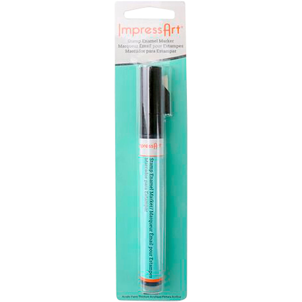 Impressart-Marker, L: 14 cm, schwarz, 1 Stück