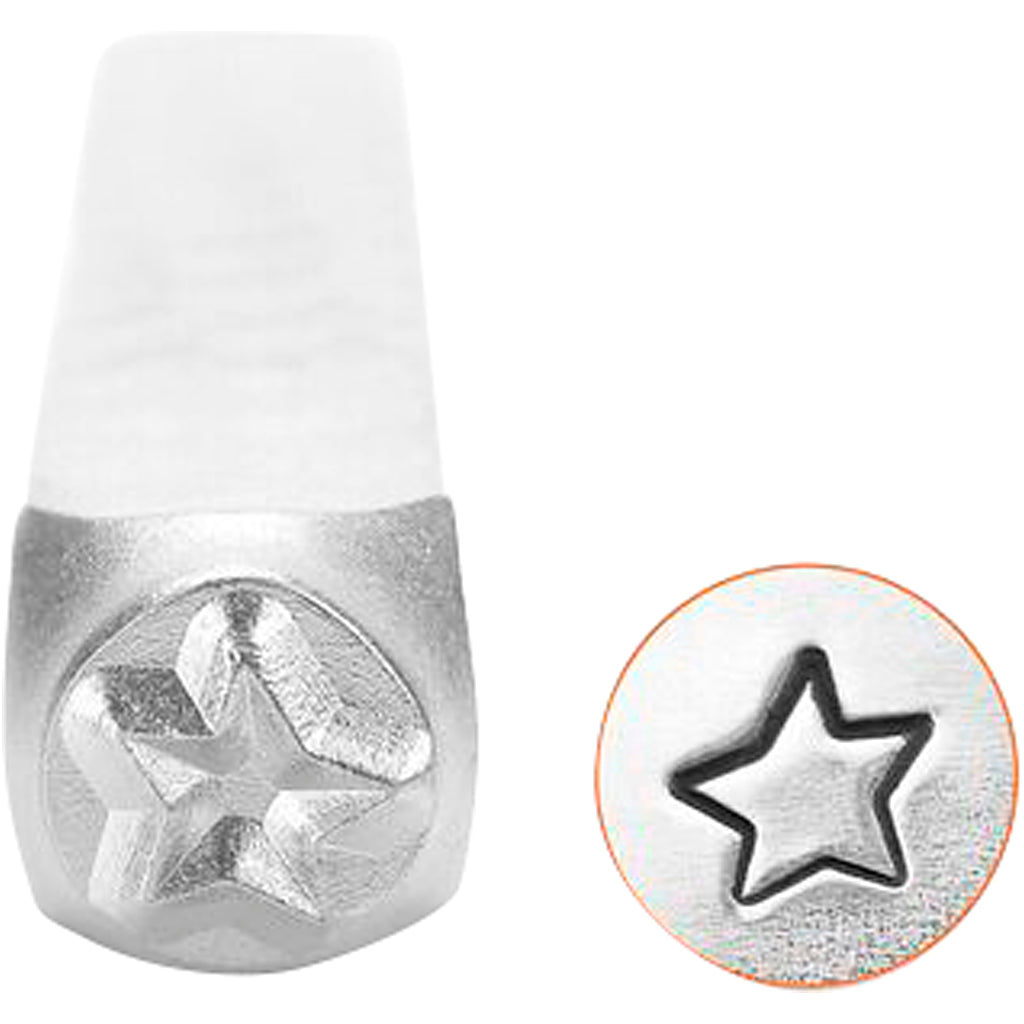 Impressart Prägestempel, Stern, L: 65 mm, Größe 3 mm, 1 Stück
