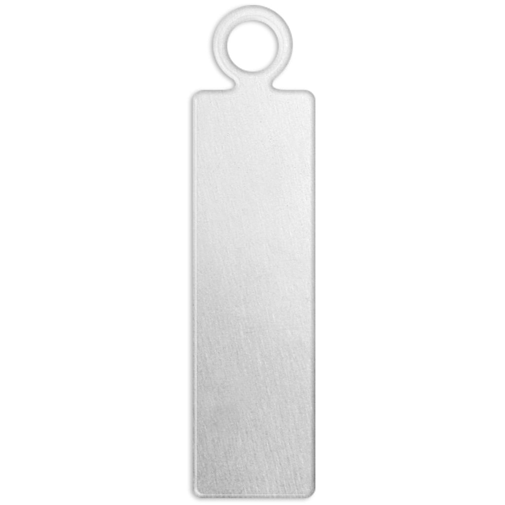 Impressart Metalletikett, länglich, Größe 20x5 mm, Lochgröße 1,9 mm, Dicke 1,3 mm, Aluminium, 20 Stück 1 Box