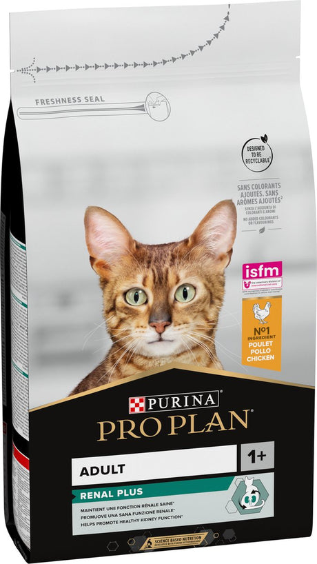 Pro Plan Adult Nieren Plus Trockenfutter für Katzen – Huhn – 1,5 kg