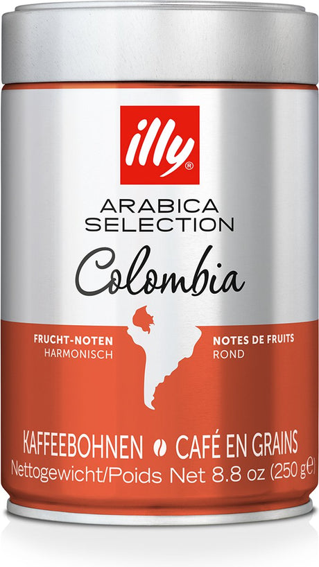 Illy - Kaffeebohnen - Arabica-Auswahl - Kolumbien - 6 x 250 Gramm