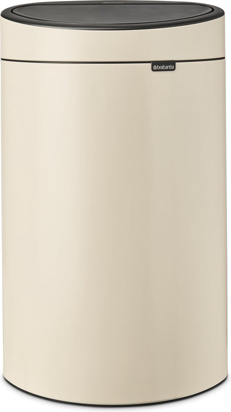 Brabantia Touch Bin Abfallbehälter – 40 Liter – sanftes Beige
