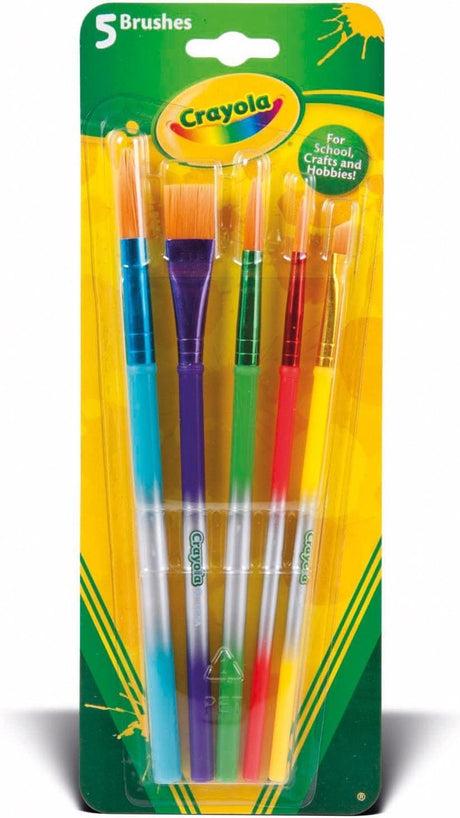 Crayola - Hobbypinsel - 5 Pinsel - für Kinder