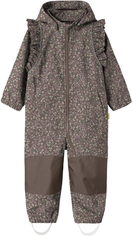 Name it - nmfalfa08 softshell suit frill aop fo dames jas