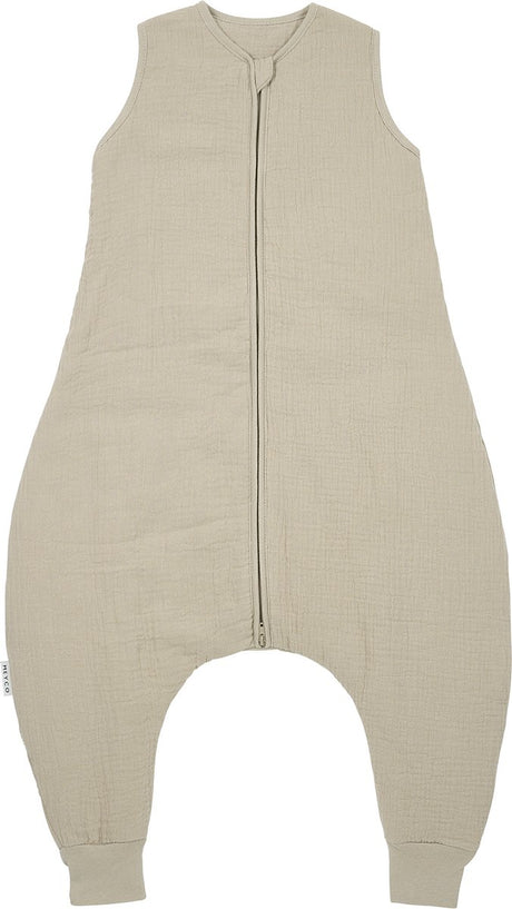 Meyco Baby Uni Baby-Winterschlaf-Overall-Pullover – vorgewaschen, hydrophil – Sand – 92 cm – 2,0 Tog