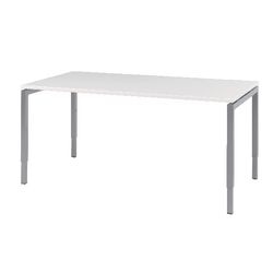 Bürotisch Bisley quattro weiß ah 180x80