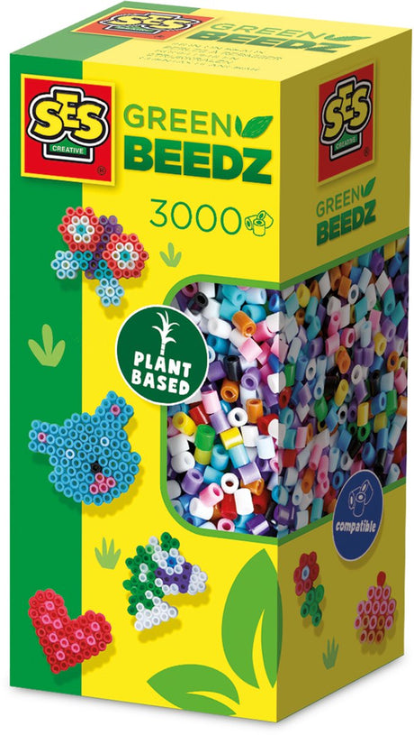 Ses Creative Ses Green Beedz – Perlen zum Aufbügeln, Mix 3000