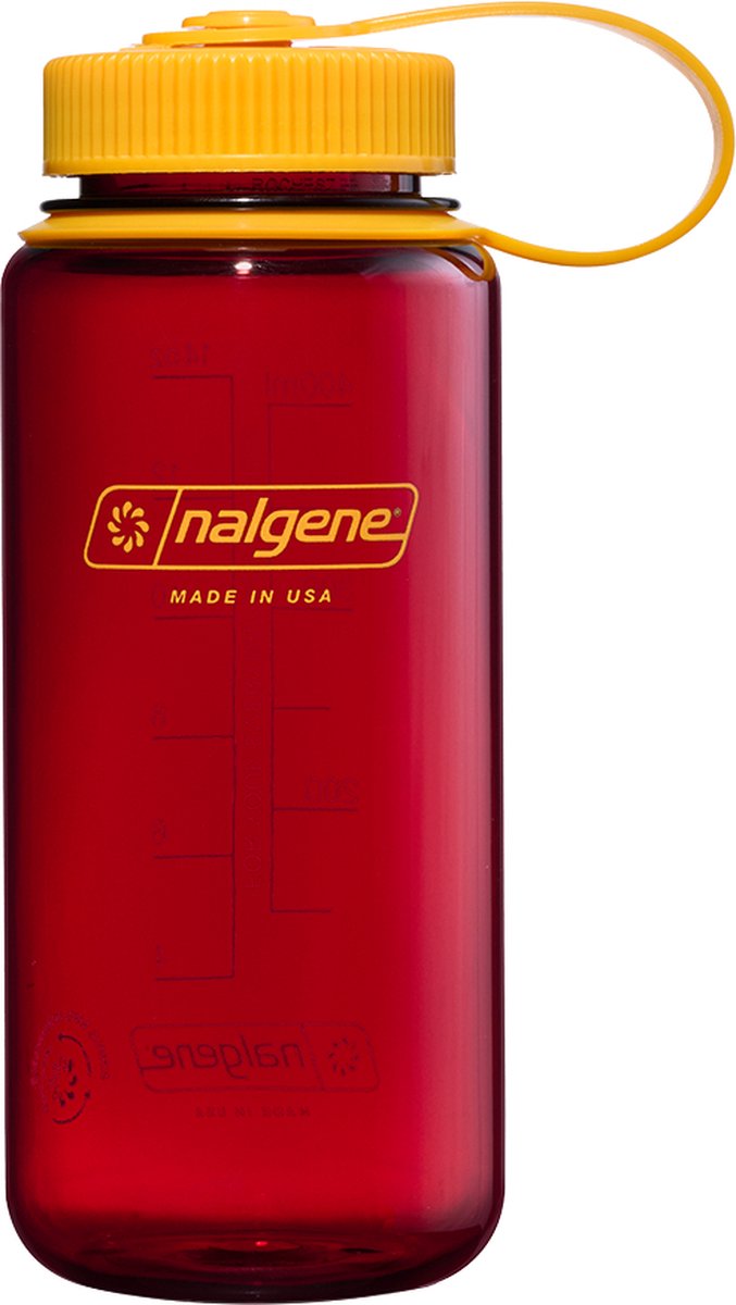 Nalgene – Weithalsflasche – Trinkflasche – Wasserflasche – auslaufsicher – 500 ml – BPA-frei – Sustain – Laker