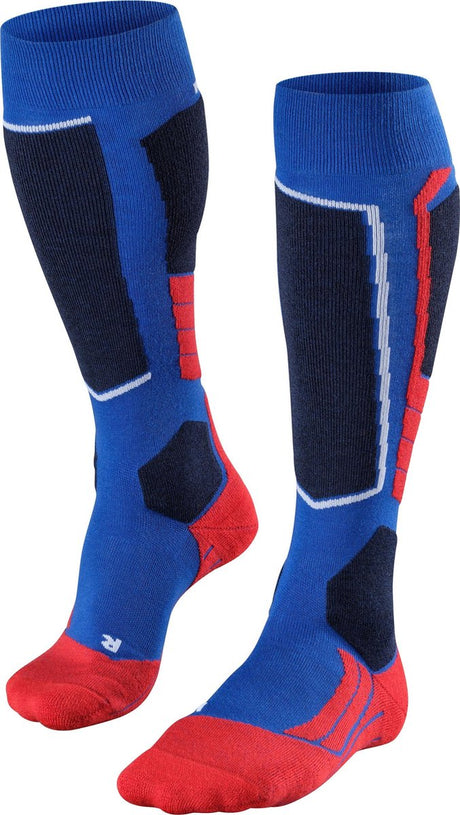 Falke sk2 warme Skisocken aus dickem Woll-Funktionsmaterial Herren blau - Größe 44-45