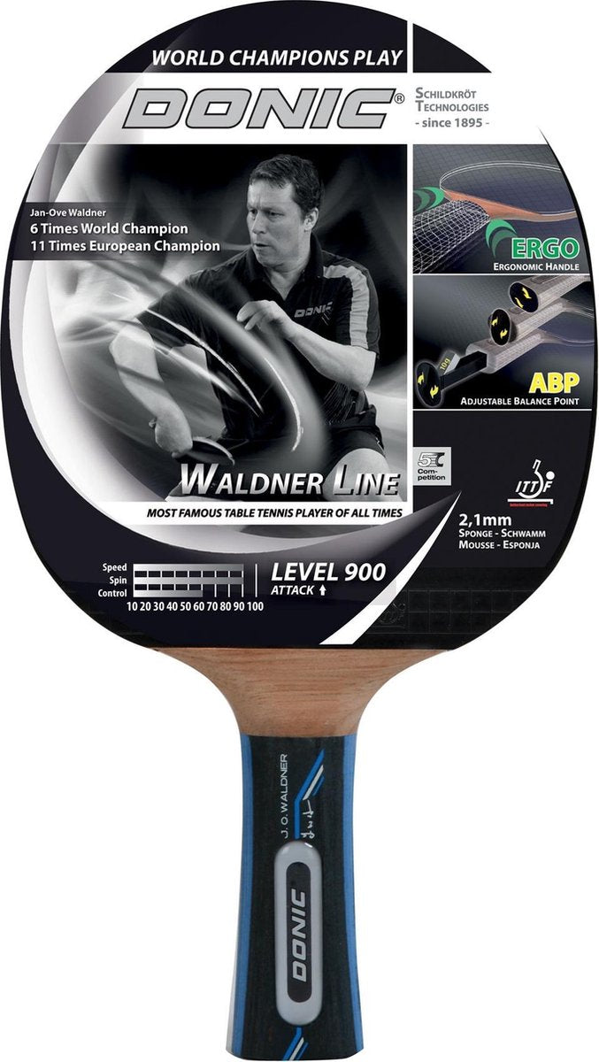 Donic schildkröt donic schildkrot tafeltennisbats - rood zwart beige