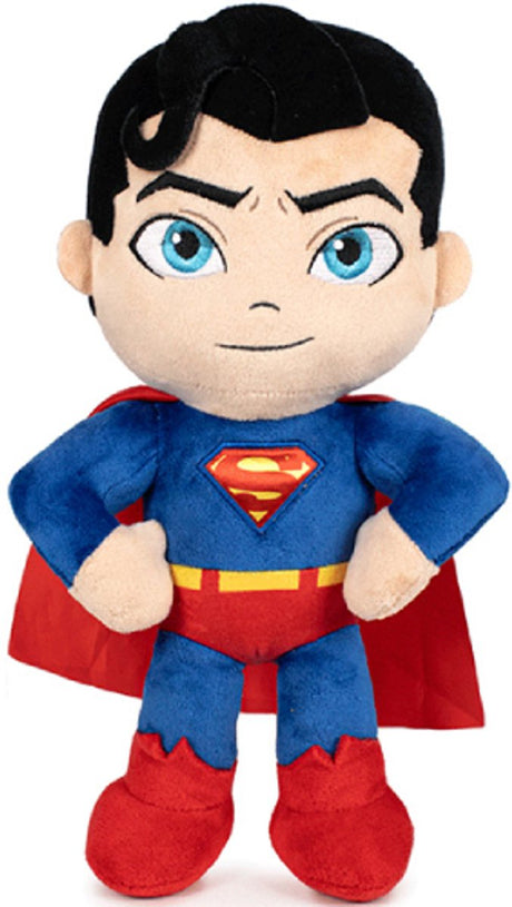 DC Comics Superman (Hände auf den Hüften) Plüsch-Kuscheltier 22 cm – Spielzeuge Superhelden-Kuscheltiere für Kinder Jungen Mädchen – Marvel Plüschtier – Clark Kent Batman