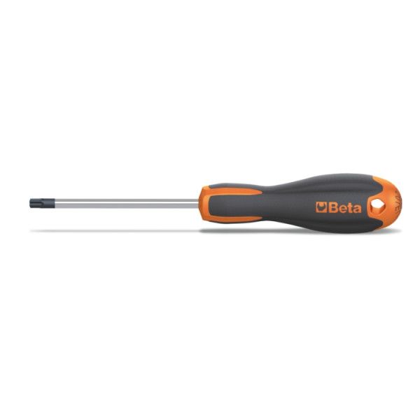 Beta Evox Schraubendreher-Werkzeuge 1207e tx10 für Schrauben mit Torx®-Profil – verchromt, Spitze brüniert