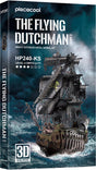 Geronimo games piececool - the flying dutchman large - - hobby - metalen model - 3d puzzel - level 4 - 369 stukjes