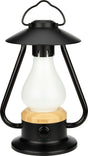 Abbey camp retro oplaadbare led lantaarn - oslo-279 - zwart