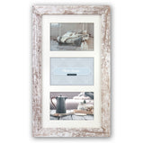 ZEP -Fotorahmen V23106 Nelson 6 3q White Wash für 3 Fotos
