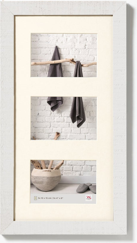 Walther home - houten lijst - fotoformaat 3x13x18 cm - polair wit