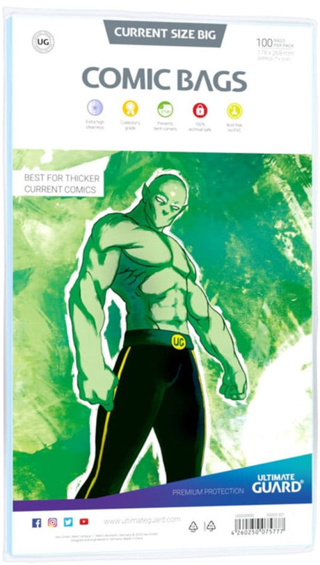 Ultimate Guard Comic-Taschen Standard (100) – aktuelle Größe groß