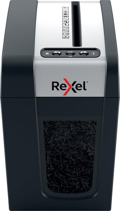 Rexel Secure MC3-SL Flüsterleiser Aktenvernichter – P5 Mikro-Aktenvernichter – bis zu 3 Blatt – 10 l – Schwarz
