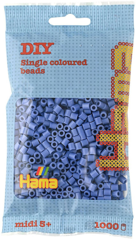 Hama Midi-Bügelperlen – Lavendel (107), 1000 Stück.