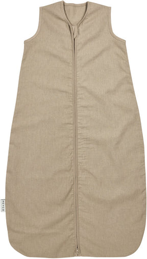 Meyco baby studio collection linnen baby slaapzak - taupe - 90cm - 0.5 tog