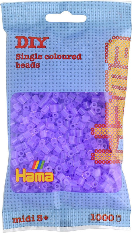 Hama Bügelperlen – 1000 Stück – Flieder transparent