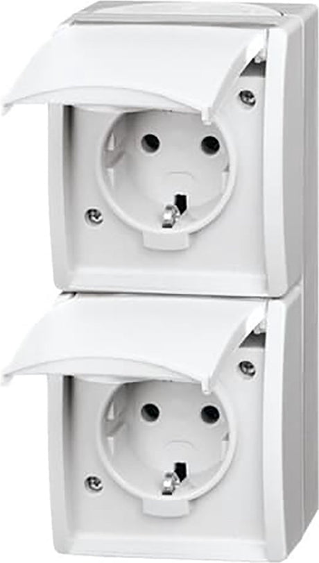 Busch-jaeger abb ocean ip44 wandcontactdoos (wcd-schakelmateriaal) - 2cka002084a0710 - e2p28