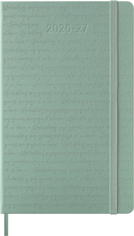 Moleskine 18-Monats-Tagebuch – 2026 27 – wöchentlich – groß – Hardcover – Salbeigrün