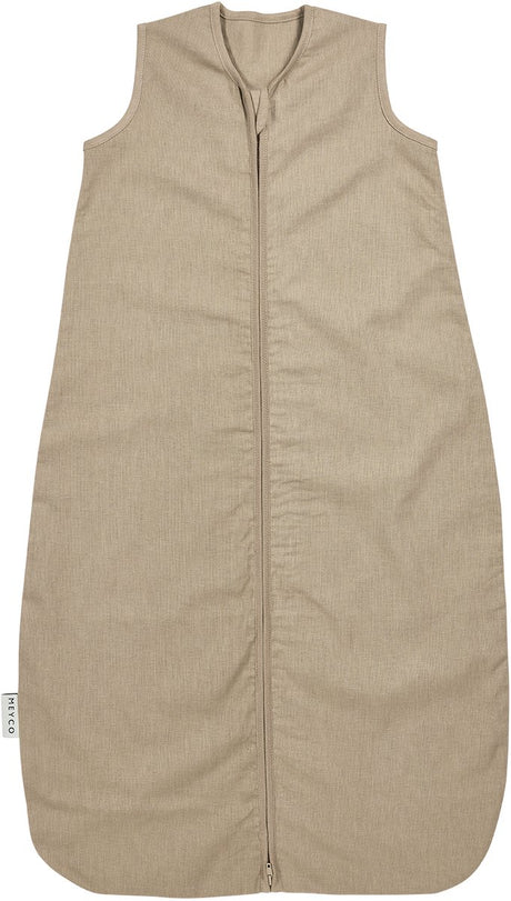 Meyco baby studio collection linnen baby slaapzak - taupe - 70cm - 0.5 tog