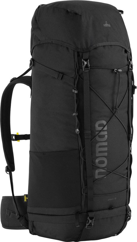 Nomad® Arran 70 Liter schwarz | Rucksack Damen Herren | Wandern - Trekkingrucksack | verstellbares Rückensystem